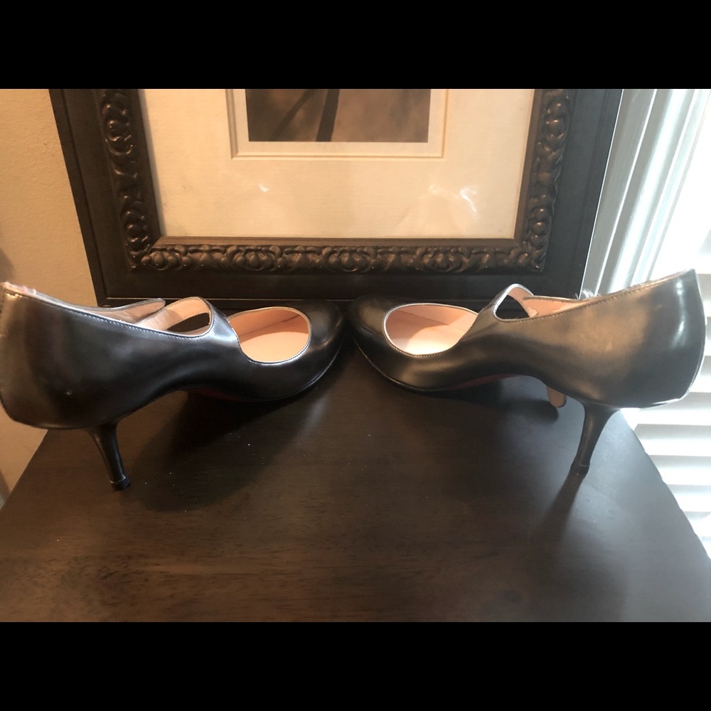Christian Louboutin Silver Mary Jane Pumps Size 39
